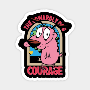 courage dog Magnet