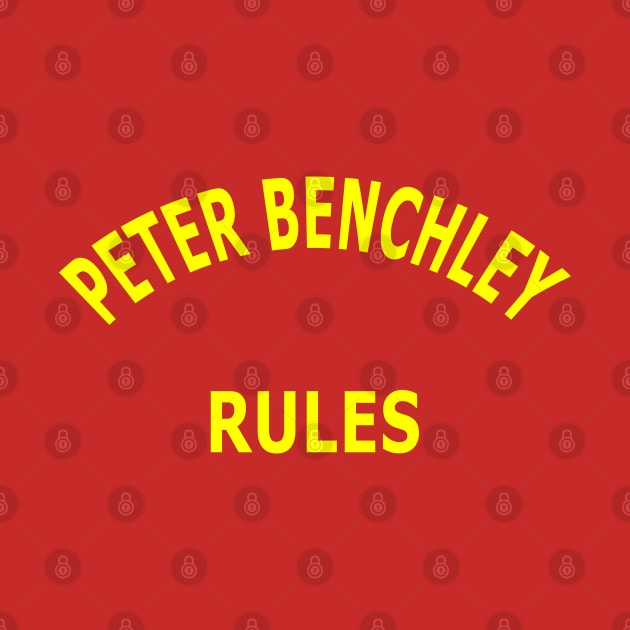 Peter Benchley Rules by Lyvershop