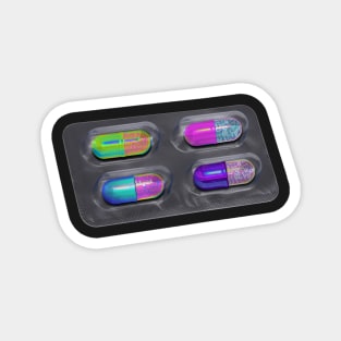 Rainbow Pill Pack Magnet