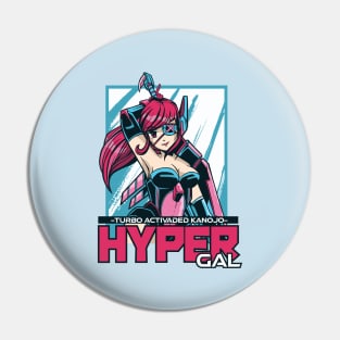 Hyper Anime Girl Pin