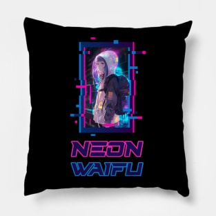 Cyber Futuristic Girl - Anime Shirt Pillow