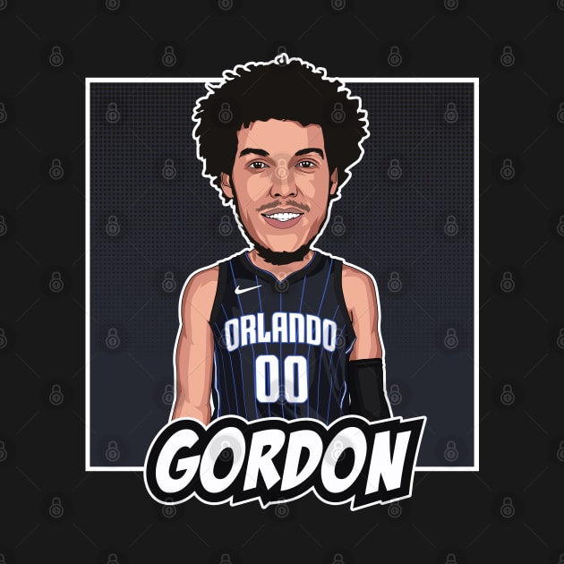 Aaron Gordon Cartoon Artwork by origin illustrations