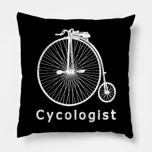 cycologist Funny bicycle shirt Pillow