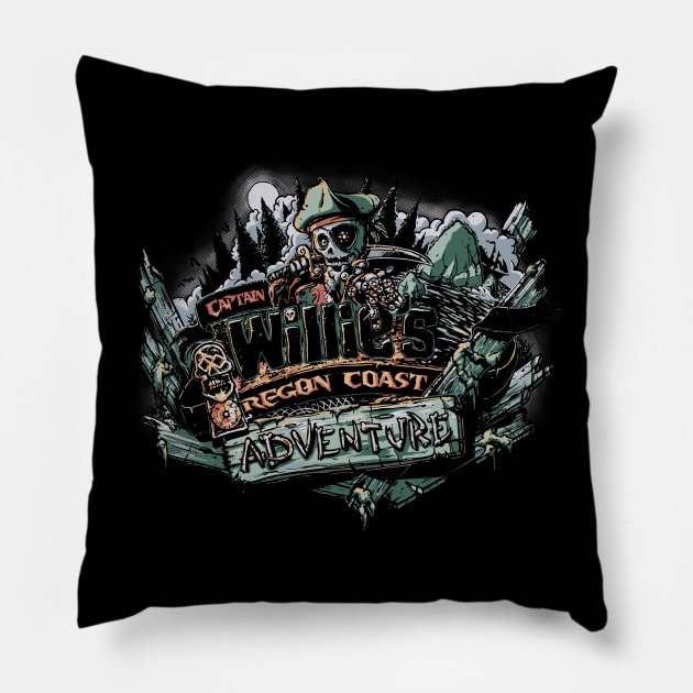 Oregon Coast Adventure Pillow by TEEvsTEE