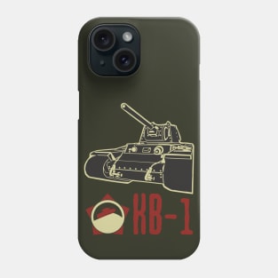 Soviet heavy tank KV-1 Phone Case