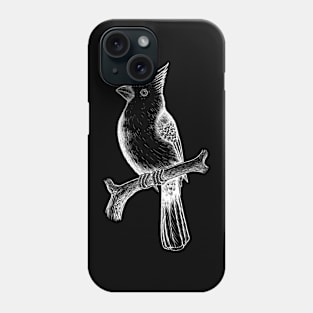 Red Cardinal bird Phone Case