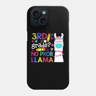 Quarantine Llama 3rd Grade 2020 School Social Distance Shirt Funny Back To School Gifts Phone Case