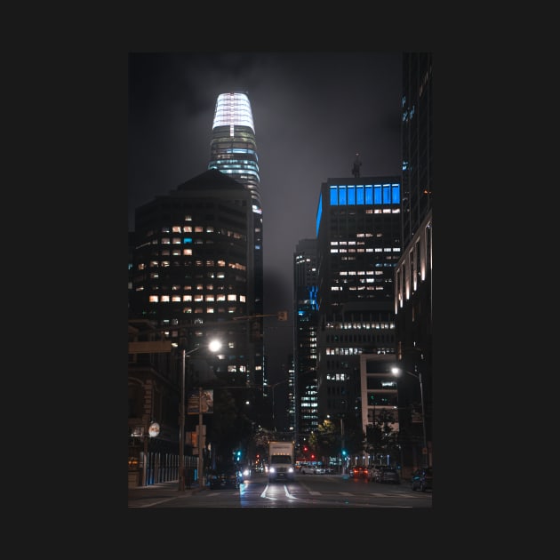 San Francisco Downtown Nightscape by Robtography