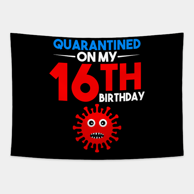 Quarantine On My 16th Birthday Tapestry by llama_chill_art