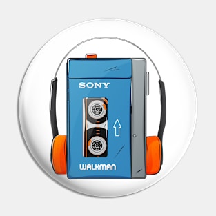 Vintage Cassette Player Pin