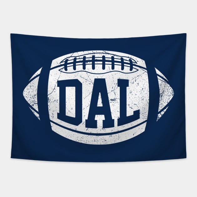 DAL Retro Football - Navy Tapestry by KFig21