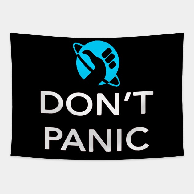 Just Don't Panic! - Hitchhikers Guide to the Galaxy Tapestry by OtakuPapercraft