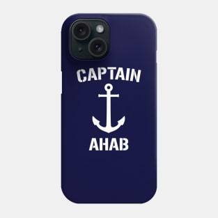 Nautical Captain Ahab Personalized Boat Anchor Phone Case