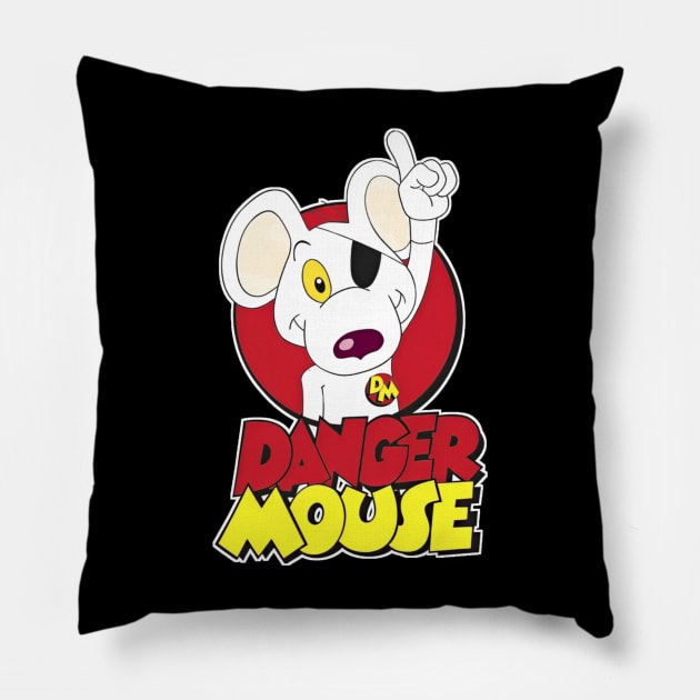 danger mouse Pillow by FIRENIC