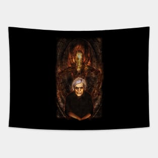 Giger Portrait Tapestry