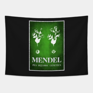 Gregor Mendel Pea and Genetics Tapestry