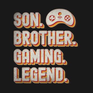 Son Brother Gaming Funny Video Games Lovers T-Shirt