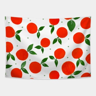 Tangerine pattern Tapestry