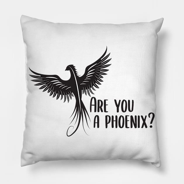 Are you a Phoenix? Pillow by BlueZenStudio
