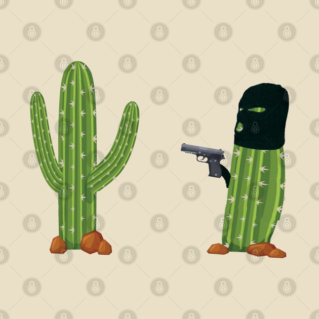 Cactus Humor Funny Cactus Pun Hands Up by Studio Hues