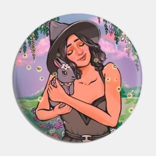 Sims 4 - Witch Sim with a Bunny Pin