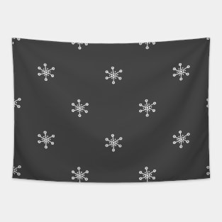 Snowflakes pattern Tapestry