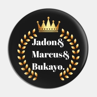 Jadon & Marcus & Bukayo Essential, Team supporter, football, england Pin