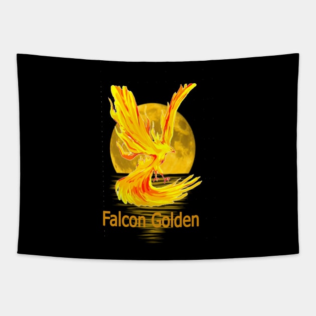 Falcon Golden Tapestry by Bkr Agha Store