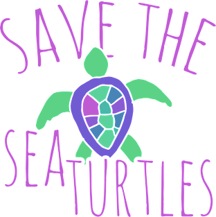 Save the sea turtles Magnet