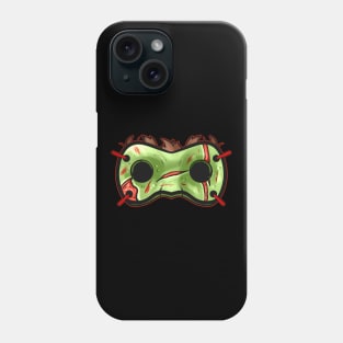 Green Rotten Zombie Mask Costume for Halloween Phone Case