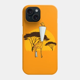 Ouch giraffe Phone Case