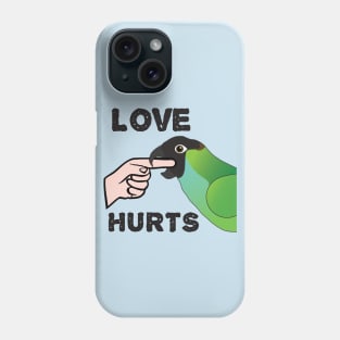 Love Hurts - Nanday Conure Parrot Phone Case