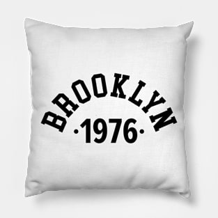 Brooklyn Chronicles: Celebrating Your Birth Year 1976 Pillow