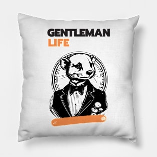 Funny Mouse Gentleman Life Cool Pillow