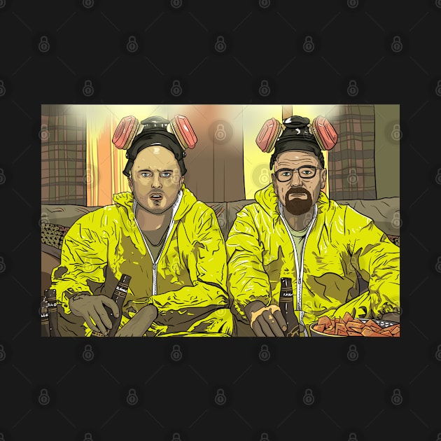 Walter White and Jesse Pinkman - Breaking Bad by Black Snow Comics