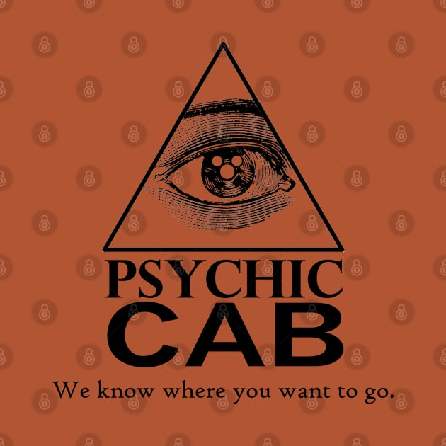 Psychic Cab - Halloweentown - Black by Couplethatgeekstogether