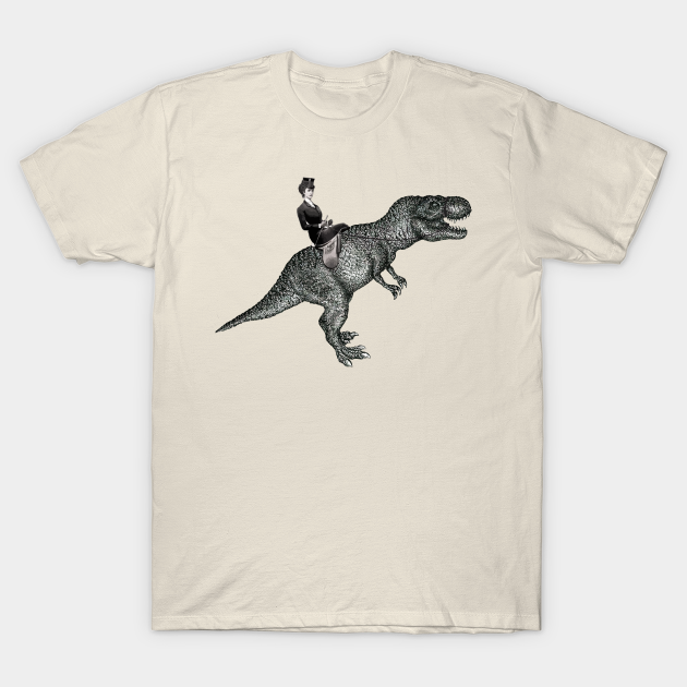 Discover Lady and T rex dinosaurus - T Rex Dinosaur - T-Shirt