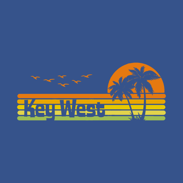 Vintage Retro Key West by ThisIsFloriduhMan