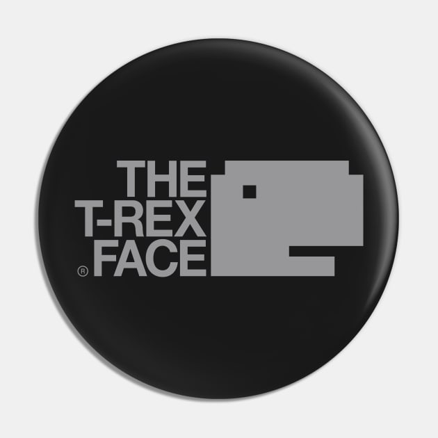 The T-Rex Face Pin by maped