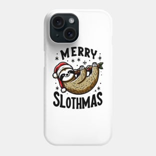 Christmas Sloth Lover Merry Slothmas Funny Xmas Gift Phone Case