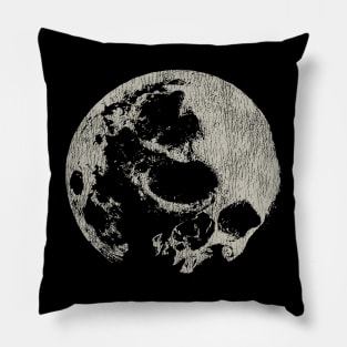 Vintage Skulls Moon Pillow