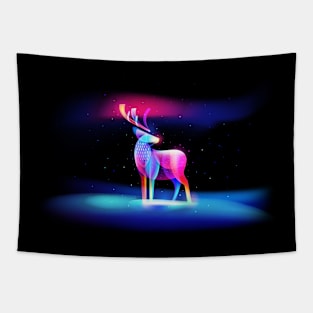 Rainbow Deer Tapestry