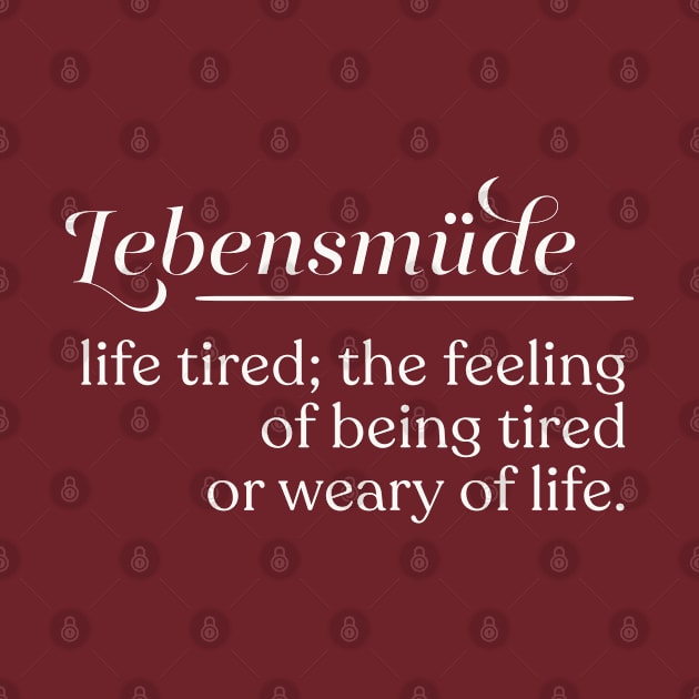 Lebensmüde // Life Tired by DankFutura