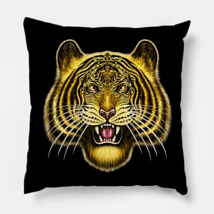 Tiger bengal tiger Siberian tiger big cat Pillow