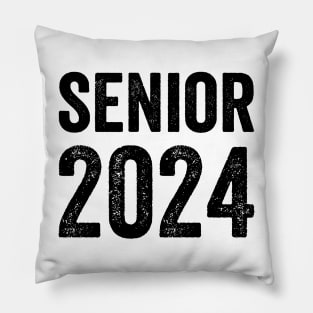 Senior 2024 Black Style Pillow