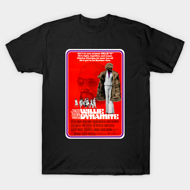 Discover Willie Dynamite - Blaxploitation - T-Shirt