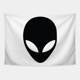 Alien Grey Stencil Tapestry