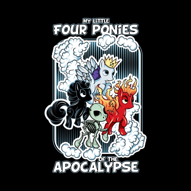 4 ponies of the apocalypse by AlchemyStudio