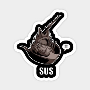 Suspicious Horseshoe Crab Magnet