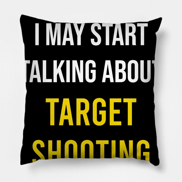 Warning Target shooting Pillow by blakelan128